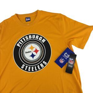 New Mens Ultra Game NFL Pittsburgh Steelers T-Shirt Size Medium NWT